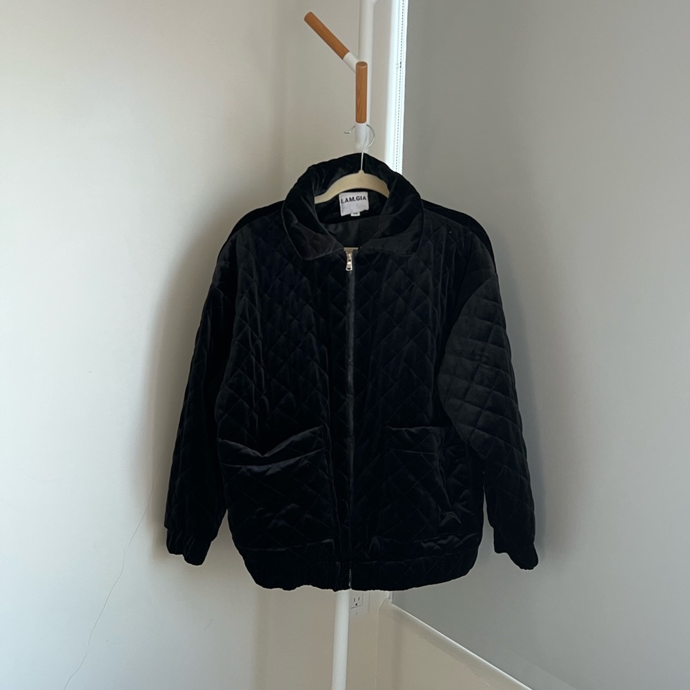 I.AM.GIA Black Puffer Jacket